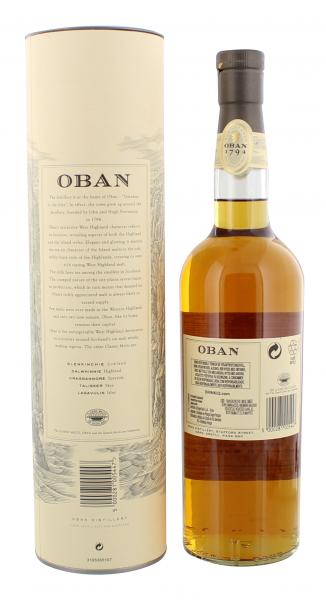 Oban Single Malt Scotch Whisky 14 years