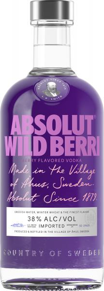 Absolut Vodka Wild Berri