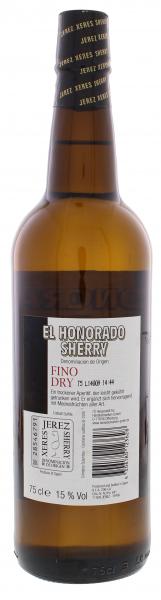 El Honorado Sherry Fino Dry