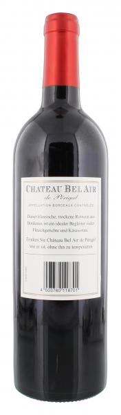 Chateau Bel Air de Perigal Bordeaux Rotwein trocken