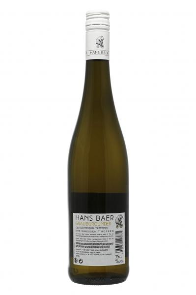 Hans Baer Grauburgund Pinot Grigio Weißwein trocken