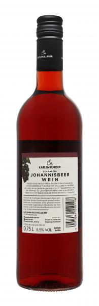 Katlenburger Schwarzer Johannisbeer Wein