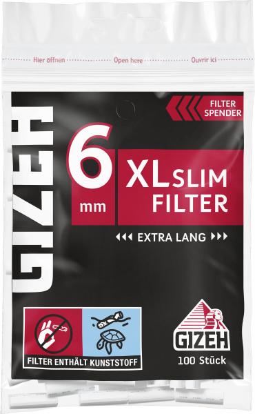 Gizeh Drehfilter Black XL Slim Filter 6mm