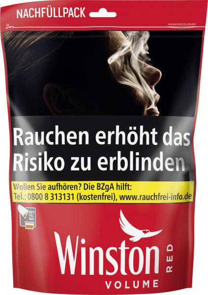 Winston Volume Red Zip Bag-XXXL Nachfüllpack