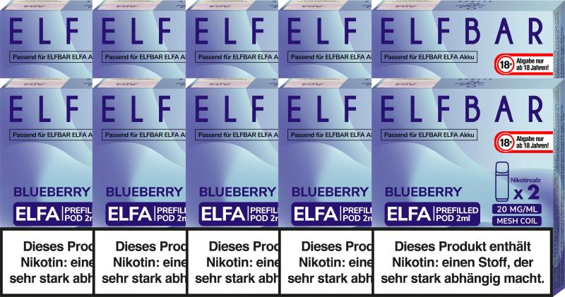 Elfbar Elfa Pod Blueberry 20mg/ml