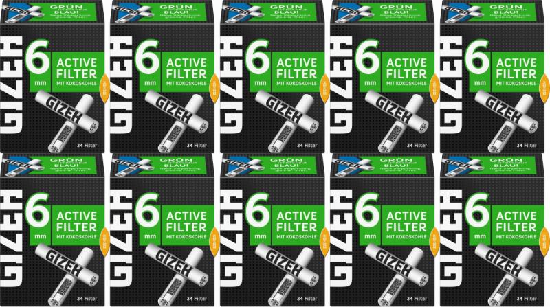 Gizeh Drehfilter Black Active Filter 6mm