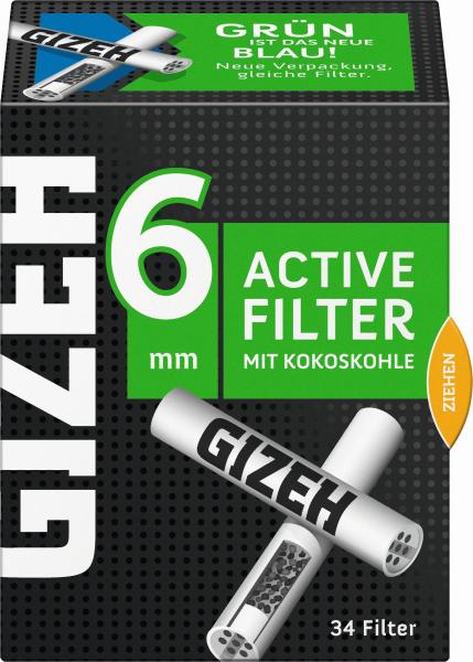 Gizeh Drehfilter Black Active Filter 6mm