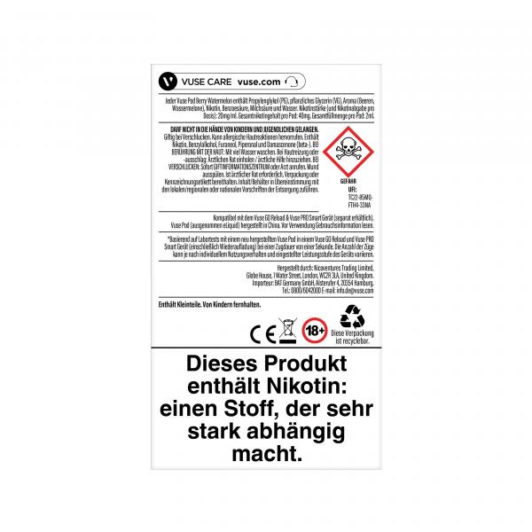 Vuse Pod Berry Watermelon 20mg