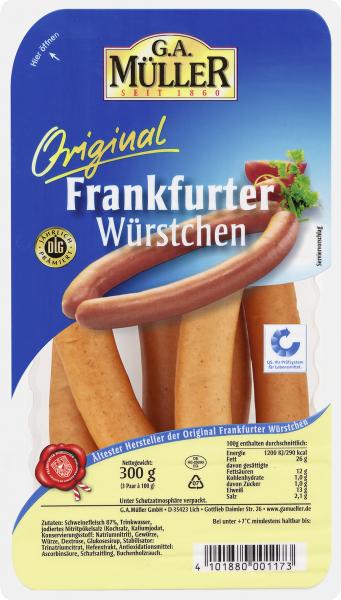 G.A. Müller Original Frankfurter Würstchen