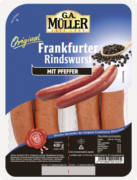 G.A. Müller Frankfurter Rindswurst mit Pfeffer