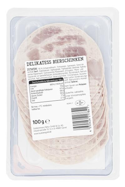 Küstengold Delikatess Bierschinken