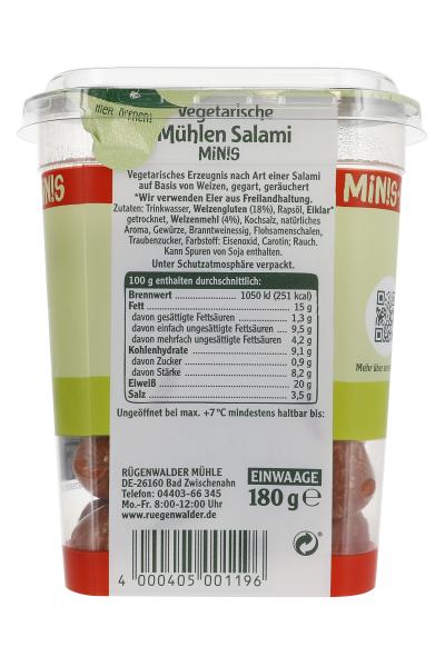 Rügenwalder Mühle Vegetarische Mühlen Salami Minis