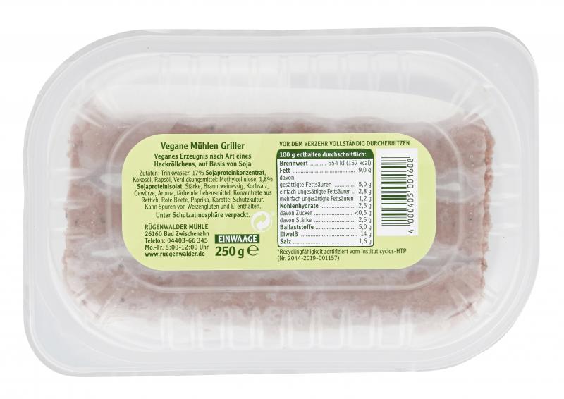 Rügenwalder Mühle Vegane Mühlen Griller 