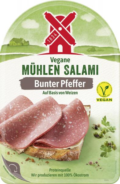 Rügenwalder Mühle Vegane Mühlen Salami mit buntem Pfeffer