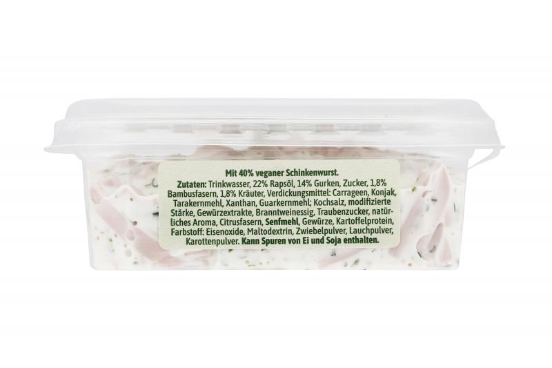 Rügenwalder Mühle Veganer Schinken Spicker Salat Kräuter