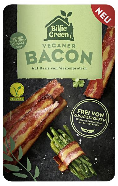 Billie Green veganer Bacon in Scheiben