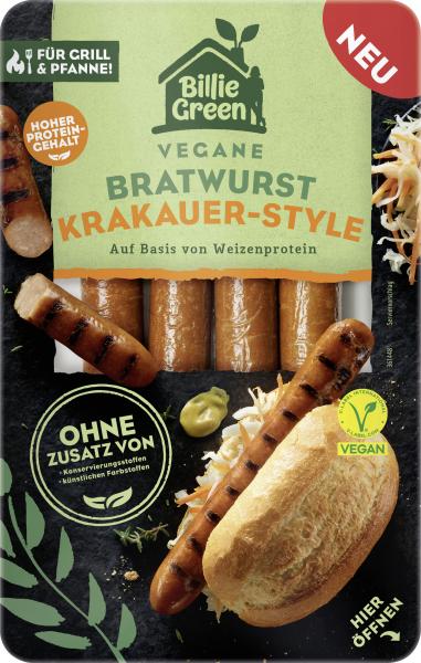 Billie Green Vegane Bratwurst Krakauer-Style