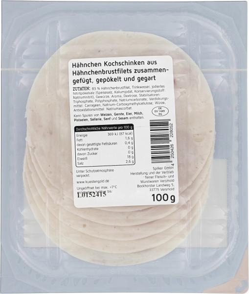 Küstengold Hähnchen Kochschinken