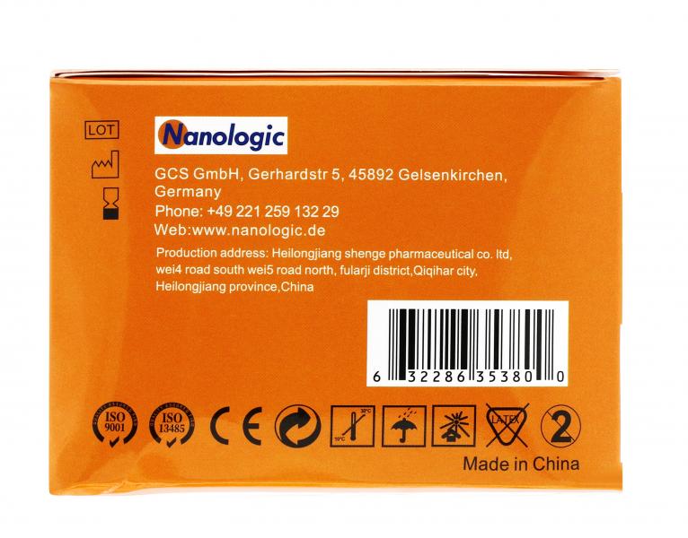 Nanologic Einwegmasken 3-lagig, 50 Stk.