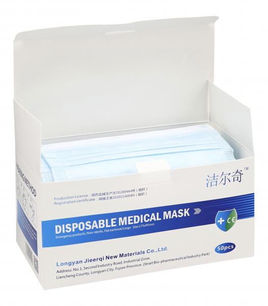 Longyan Einwegmasken 3-lagig, 50 Stk.
