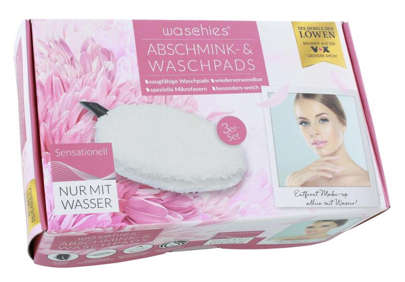 Waschies Abschminkpads 3er Set 12,5x8cm weiß