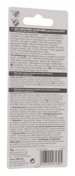 Uhu Sekunden Alleskleber Easy flüssig geruchsfrei