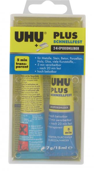 Uhu Plus 2-K-Epoxidkleber schnellfest