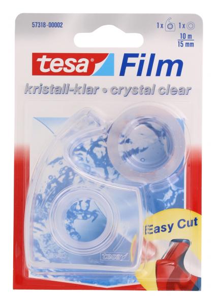 Tesa Film kristallklar Easy Cut Handabroller