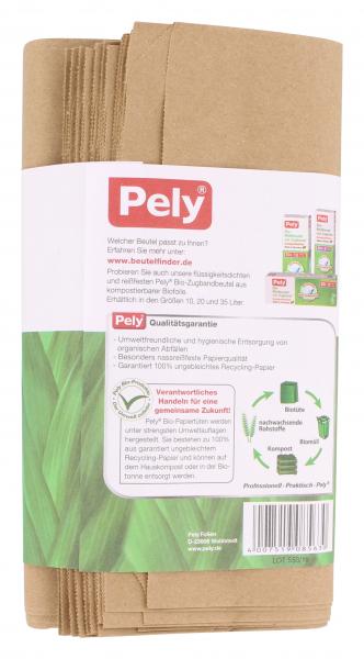 Pely Bio-Papiertüten 10 Liter