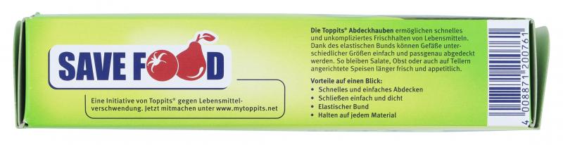 Toppits Abdeckhauben in 3 Größen