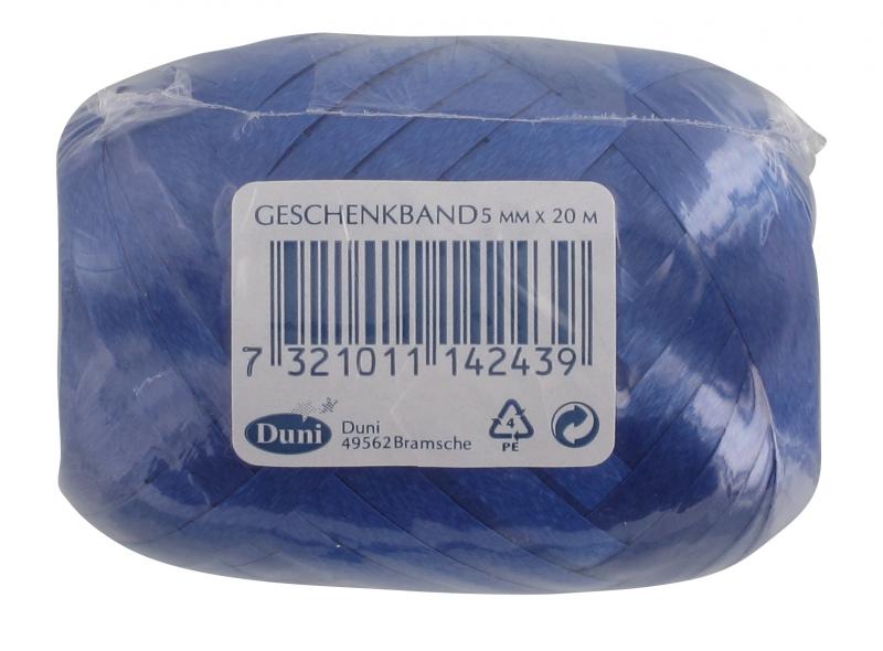 Duni Geschenkband Eiknäuel 5mm x 20m blau