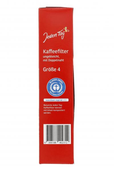 Jeden Tag Kaffeefilter Größe 4