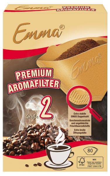 Emma Premium Aromafilter Größe 2