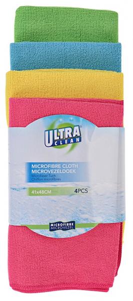 Ultra Clean Mikrofaser Tuch 4er Pack
