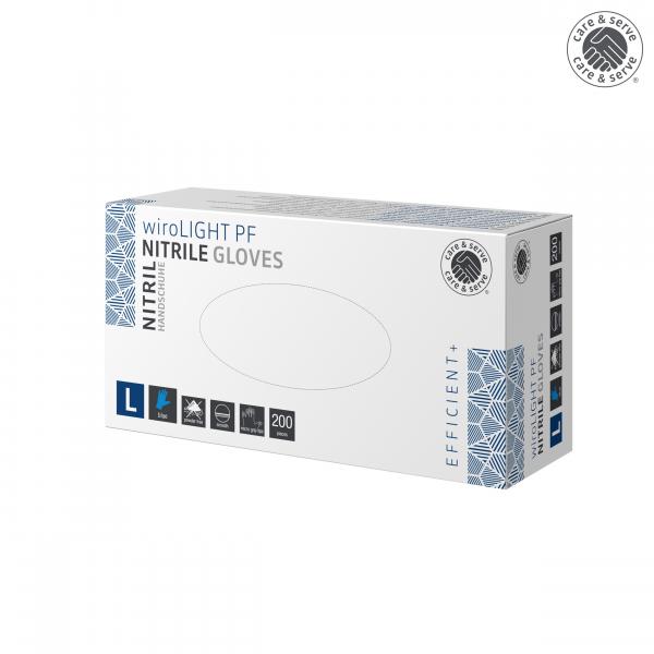 Nitril Einmal-Handschuhe blau Gr. L