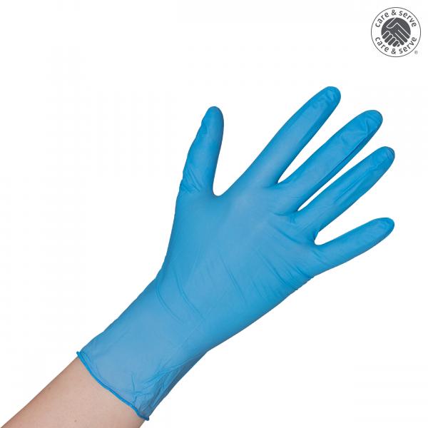 Nitril Einmal-Handschuhe blau Gr. L