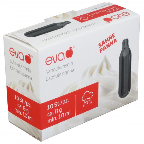 EVA Sahnekapseln schwarz
