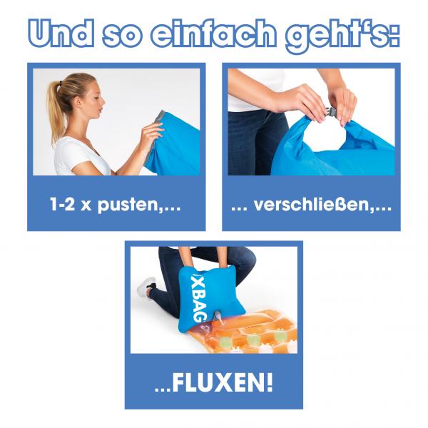 Fluxbag Luftpumpe blau