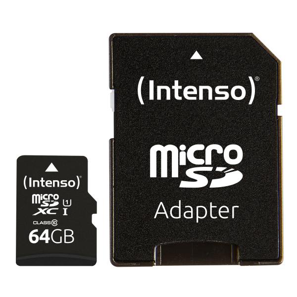 Intenso Micro SDXC UHS-I Premium Card 64GB