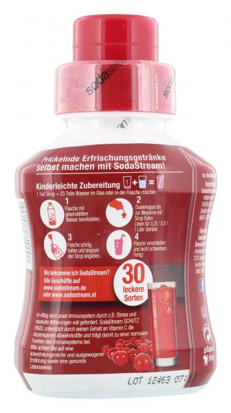 Soda Stream Getränkesirup Schutzengel Cranberry 