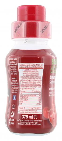 Soda Stream Getränkesirup Schutzengel Cranberry 