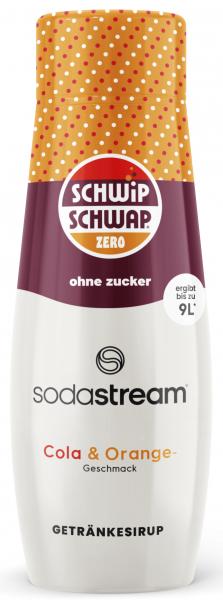 Soda Stream Getränkesirup SchwipSchwap Zero Cola & Orange ohne Zucker