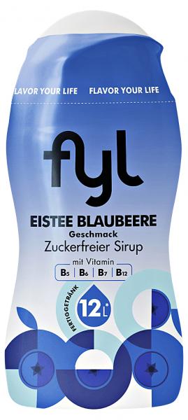 Fyl zuckerfreier Sirup Eistee Blaubeere Geschmack