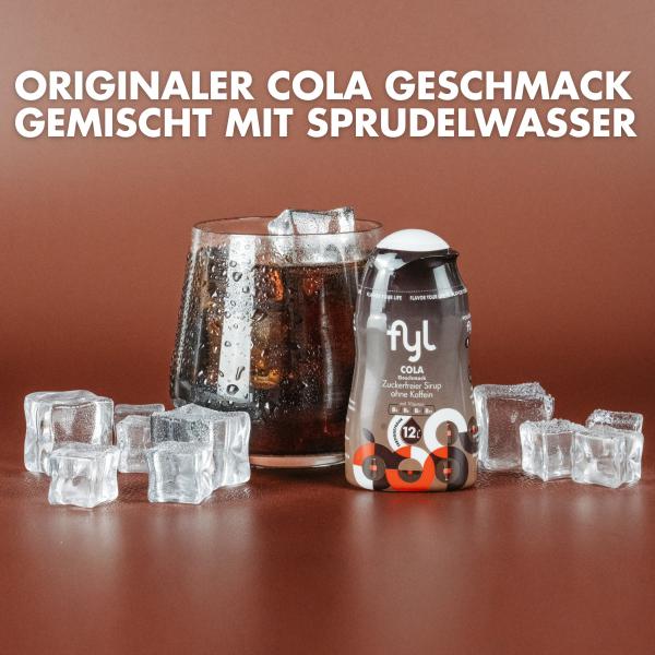 Fyl zuckerfreier Sirup Cola Geschmack