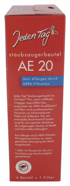 Jeden Tag Staubsaugerbeutel AE 20