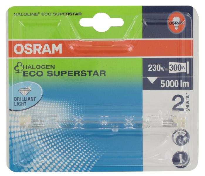 Osram Halogen Eco Superstar brillant light 230W 230V R7s 