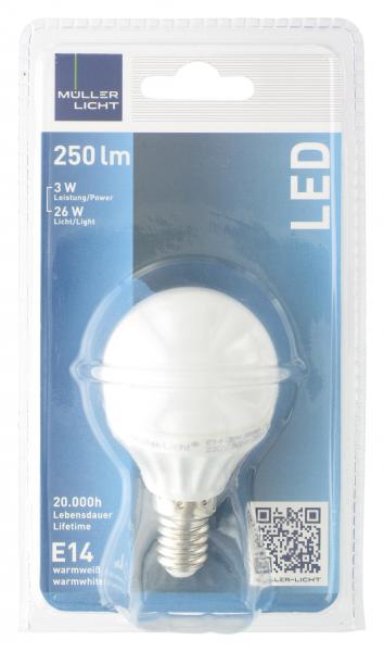 Müller Licht Leuchtmittel LED 3W E14 warmweiß