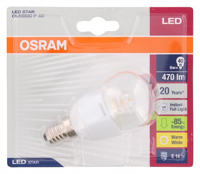 Osram LED Star Classic P40 6W 220-240V E14