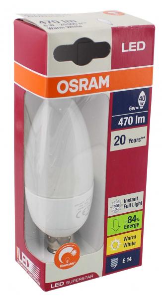 Osram LED Superstar Classic B40 Advanced 6W 220-240V E14