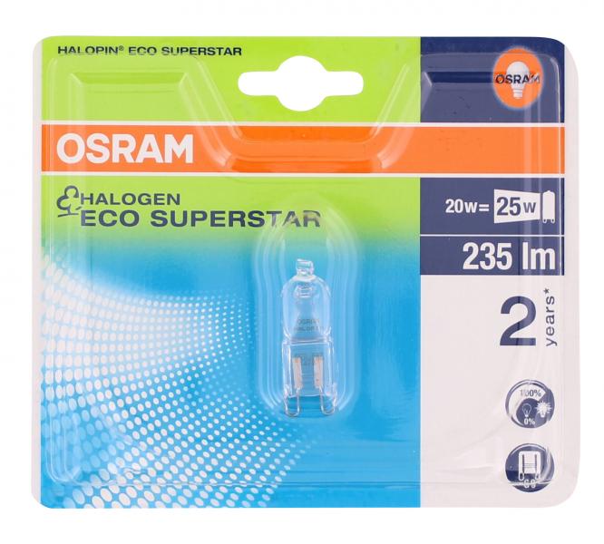 Osram Halogen Eco Superstar 20W 230V G9